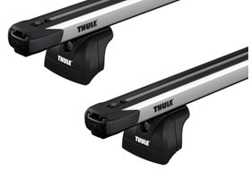 Flush rails roof rack Thule Slidebar for Kia Carens (mkII) 2007-2012