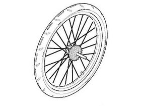 Wheel asssembly right 54785 (Courier)