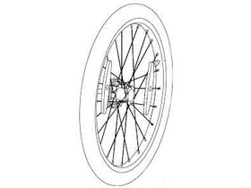 Wheel assembly 40192450 (Coaster XT)