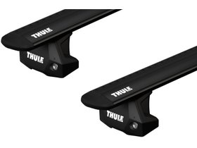 T-slot roof rack Thule Wingbar Evo Black for Chevrolet TrailBlazer (mkI) 2002-2009