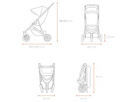 Коляска Thule Spring Stroller (Aluminium) 280x210 - Фото 7