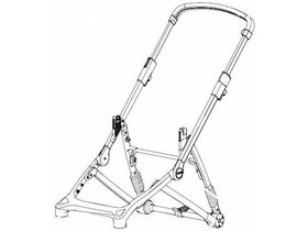 Stroller chassis (Aluminium) 54048 (Sleek)