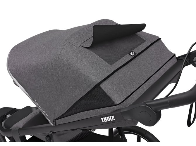 Stroller Thule Urban Glide 2 (Grey Melange on Black) 670x500 - Фото 7