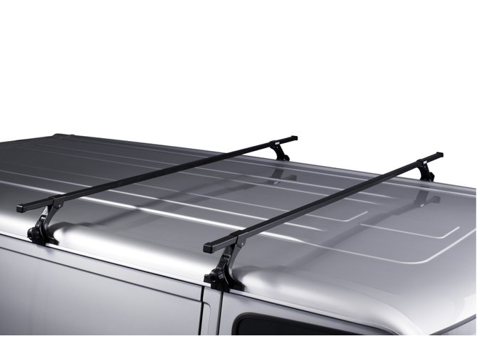 Rain gutters roof rack (15cm) Thule Squarebar for Ford Transit/Tourneo (mkIII) 2000-2014 670x500 - Фото 2