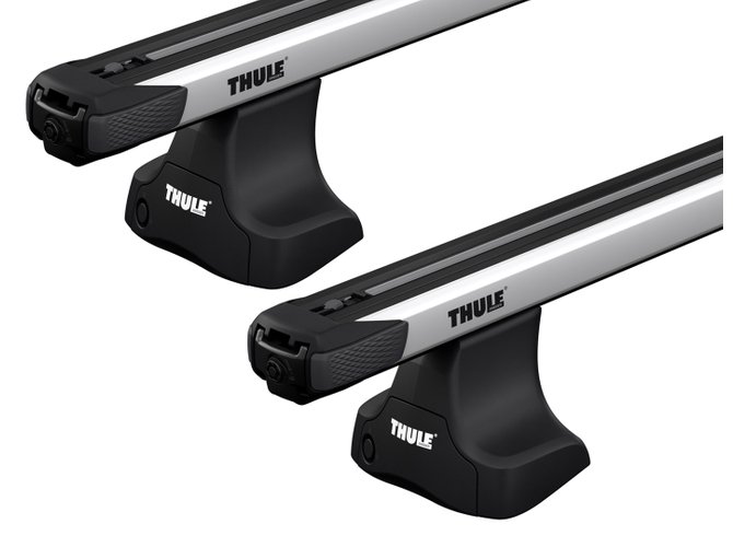 Naked roof rack Thule Slidebar for Volkswagen Golf Plus (mkV)(with fixing holes) 2005-2009 670x500 - Фото