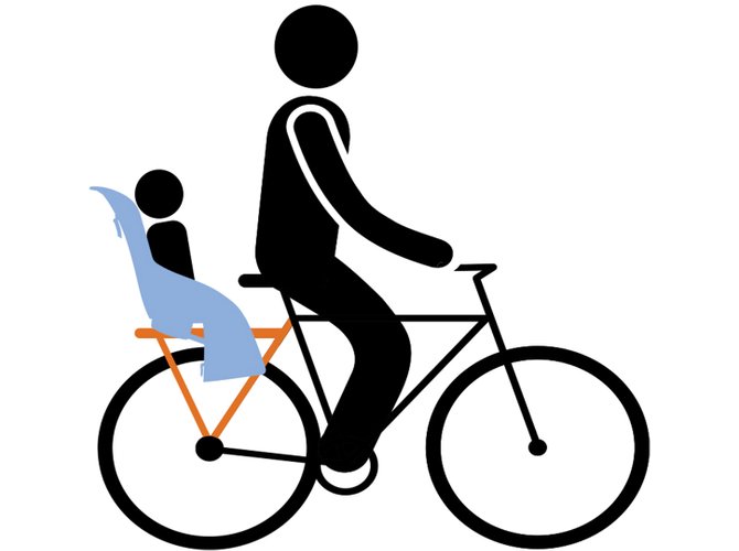 Child bike seat Thule Yepp Maxi RM (Pink) 670x500 - Фото 4