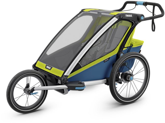 Детская коляска Thule Chariot Sport 2 (Chartreuse-Mykonos) 670x500 - Фото 6