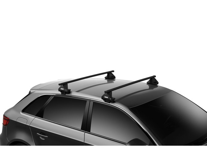 Naked roof rack Thule Squarebar Evo for Seat Leon (mkIV)(hatchback) 2020→ 670x500 - Фото 2