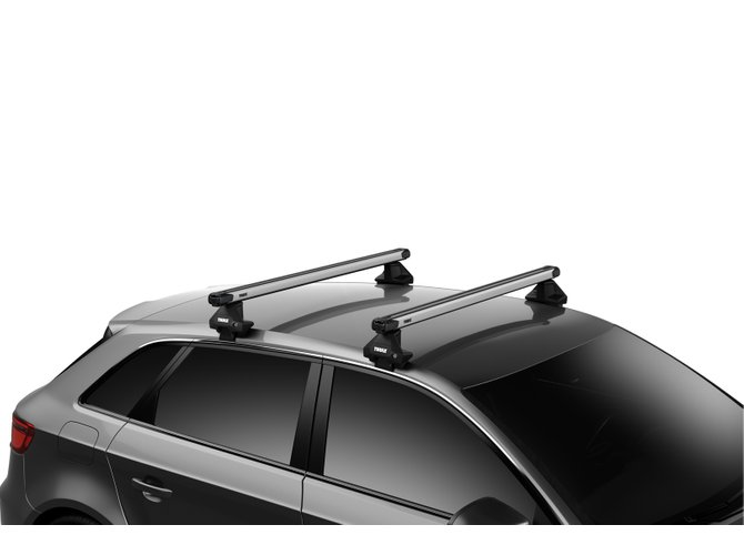 Naked roof rack Thule Slidebar Evo for Kia EV6 (mkI) 2021→ 670x500 - Фото 2