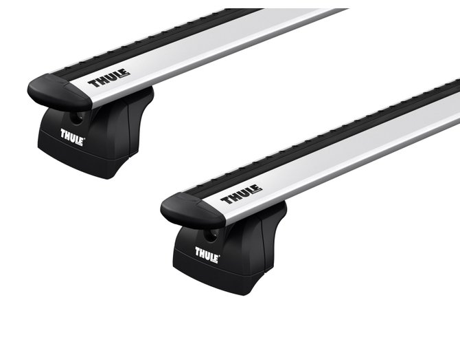 Fix point roof rack Thule Wingbar Evo Rapid for Tesla Model S (mkI)(with glass roof) 2015→ 670x500 - Фото