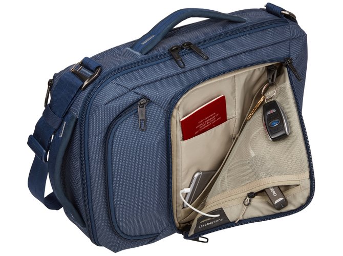 Рюкзак для ноутбука Thule Crossover 2 Convertible Laptop Bag 15.6" (Dress Blue) 670x500 - Фото 6