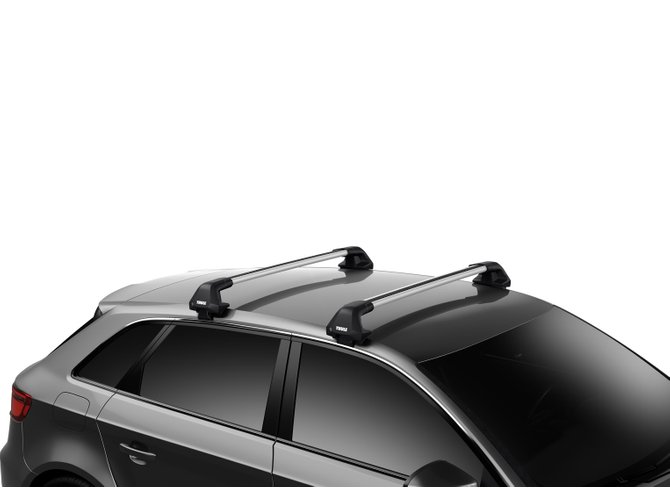 Naked roof rack Thule Edge Wingbar for Volkswagen Passat (B8)(sedan) 2014→ 670x500 - Фото 2