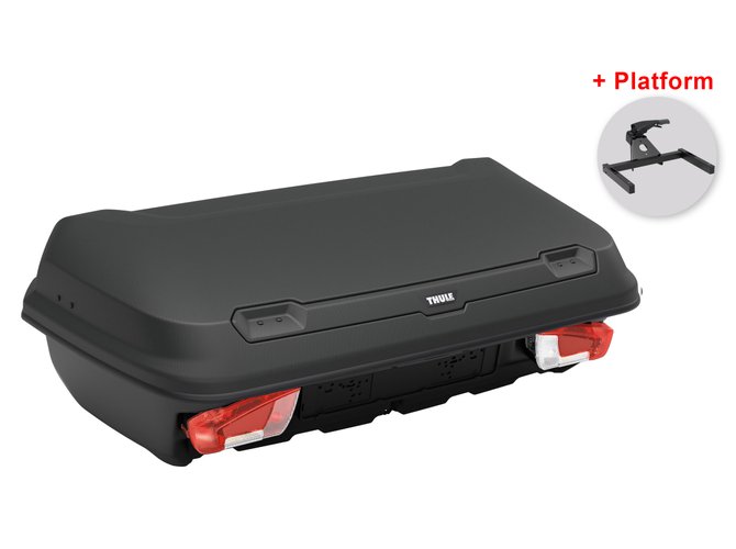 Towbar cargo carrier with fixing Thule Arcos Box M 670x500 - Фото