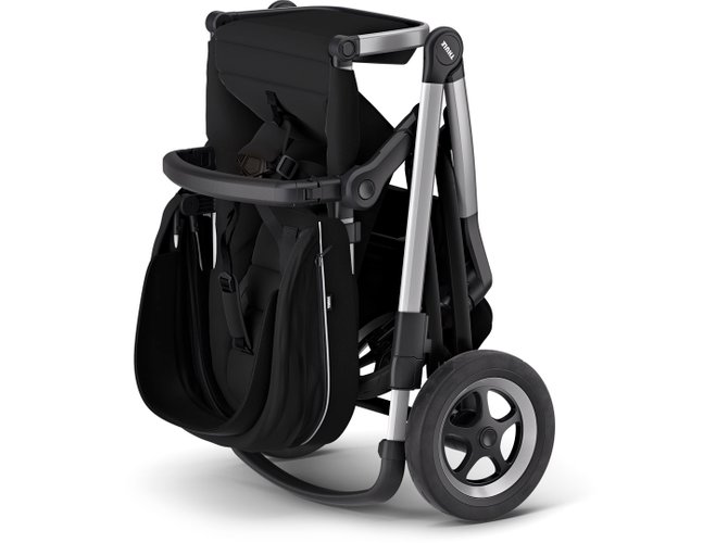 Stroller with bassinet Thule Sleek (Midnight Black) 670x500 - Фото 4