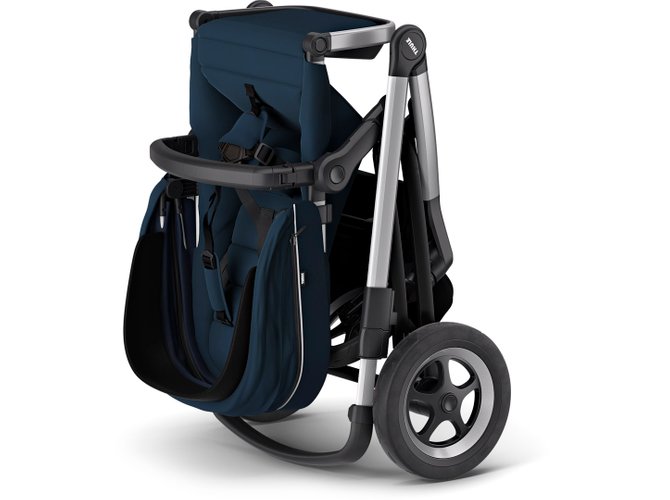 Stroller with bassinet Thule Sleek (Navy Blue) 670x500 - Фото 4
