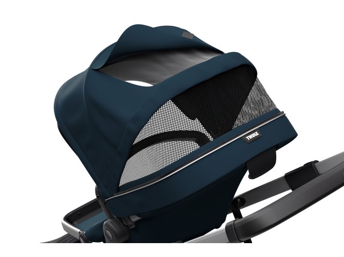 Stroller with bassinet Thule Sleek (Navy Blue) 670x500 - Фото 6