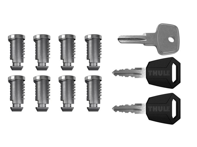 Set of locks (8pcs) Thule One-Key System 4508 670x500 - Фото