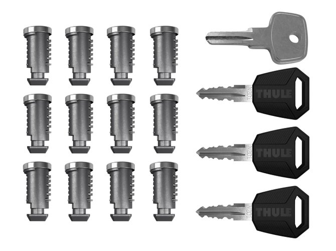 Set of locks (12pcs) Thule One-Key System 4512 670x500 - Фото