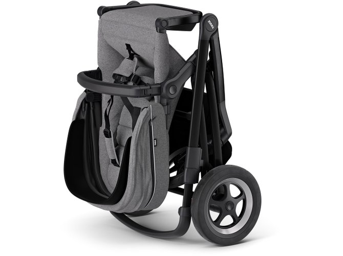Дитяча коляска Thule Sleek (Black/Grey Melange) 670x500 - Фото 4