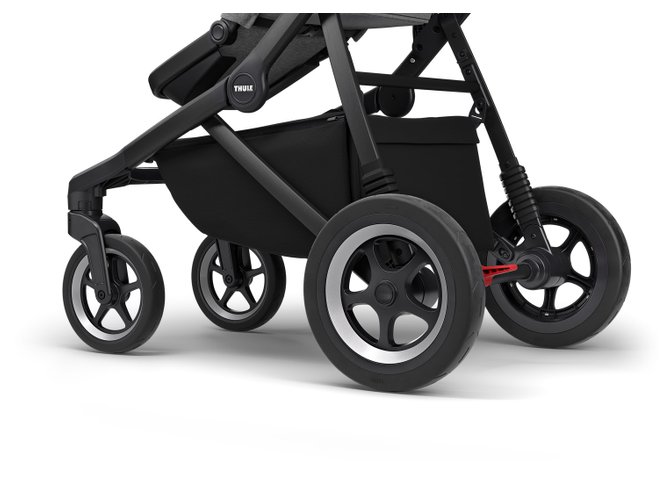 Дитяча коляска Thule Sleek (Black/Grey Melange) 670x500 - Фото 9