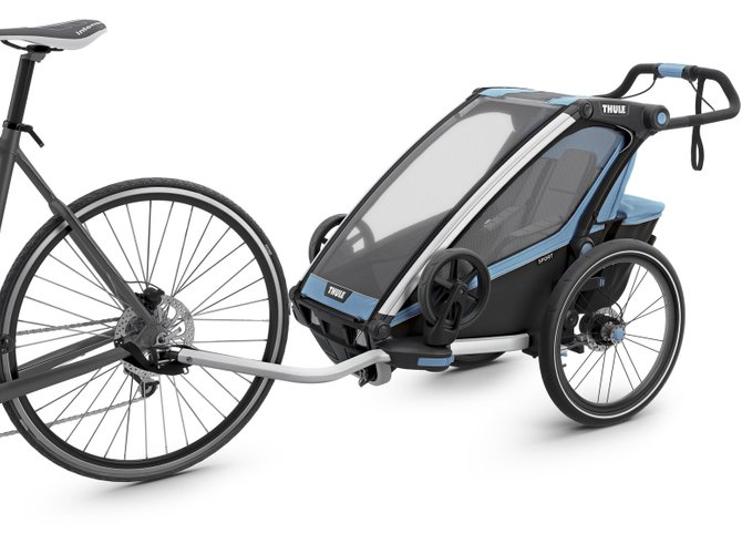 Детская коляска Thule Chariot Sport 1 (Blue-Black) 670x500 - Фото 2