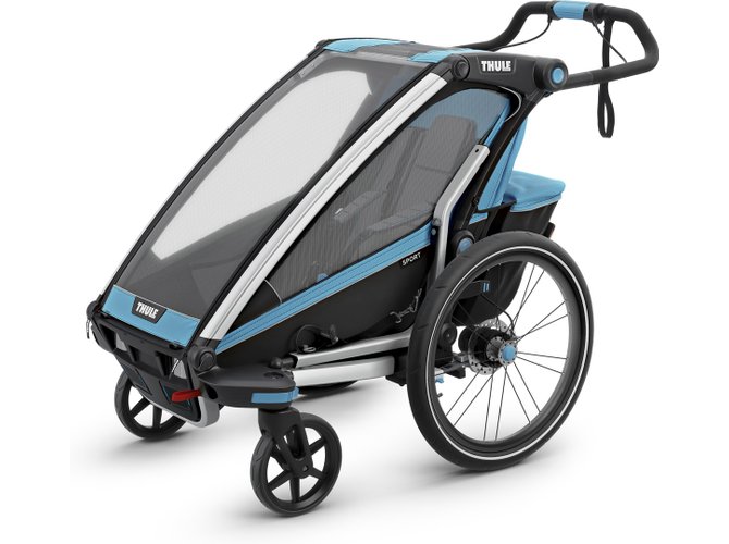 Детская коляска Thule Chariot Sport 1 (Blue-Black) 670x500 - Фото 3