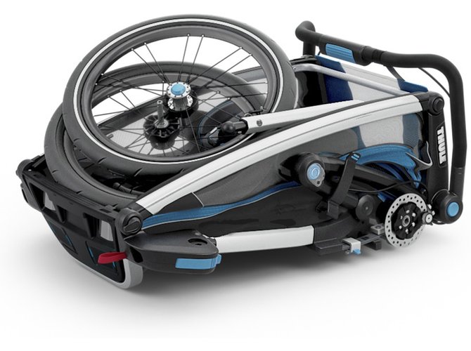 Детская коляска Thule Chariot Sport 1 (Blue-Black) 670x500 - Фото 5