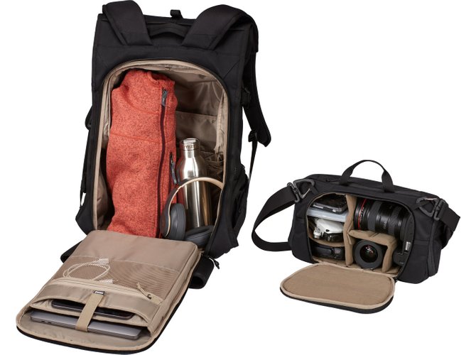 Thule Covert DSLR Rolltop Backpack 32L (Black) 670x500 - Фото 8