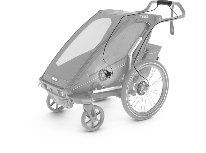 Детская коляска Thule Chariot Sport 1 (Midnight Black) 670x500 - Фото 13