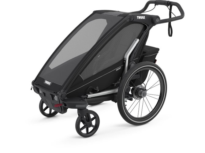Детская коляска Thule Chariot Sport 1 (Midnight Black) 670x500 - Фото 3