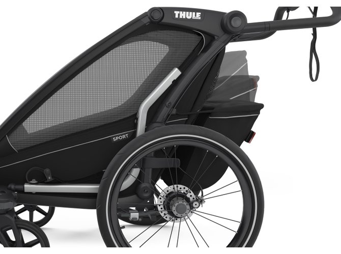 Bike trailer Thule Chariot Sport 1 (Midnight Black) 670x500 - Фото 9
