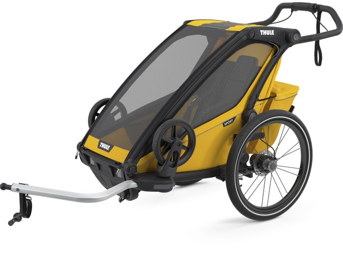 Детская коляска Thule Chariot Sport 1 (Spectra Yellow) 670x500 - Фото