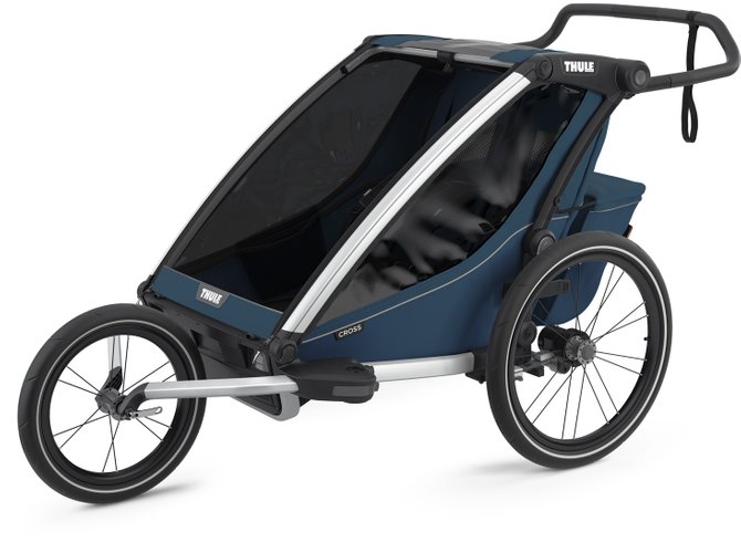 Детская коляска Thule Chariot Cross 2 (Majolica Blue) 670x500 - Фото 6