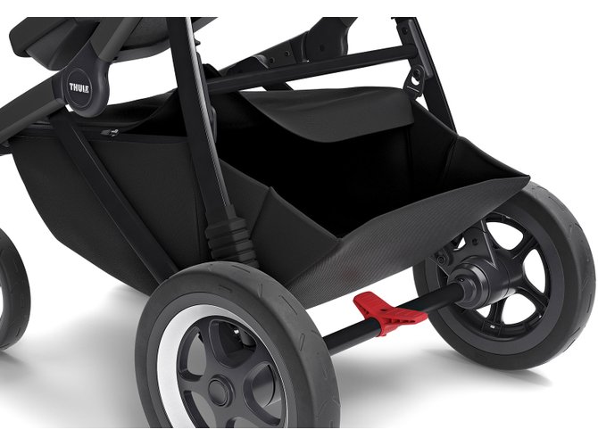 Stroller with bassinet Thule Sleek (Midnight Black on Black) 670x500 - Фото 10