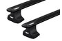 Naked roof rack Thule Wingbar Evo Rapid Black for Volkswagen Golf Plus (mkV)(with fixing holes) 2005-2009