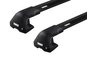 Naked roof rack Thule Edge Wingbar Black for Ford Focus (mkIII)(sedan)(with fixing holes) 2011-2018