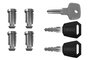 Set of locks (4pcs) Thule One-Key System 4504