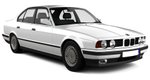 E34 4-doors Sedan from 1988 to 1995 rain gutters