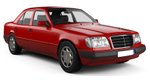 W124 4-doors Sedan from 1985 to 1995 naked roof
