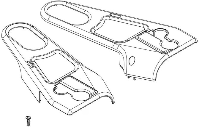 Console cover 52692 (VeloSpace) 670:500 - Фото