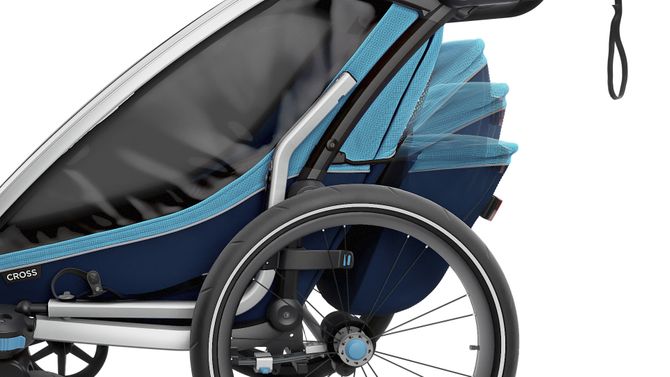 Детская коляска Thule Chariot Cross Double (Blue-Poseidon) 10202003 670:500 - Фото 9