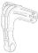 Central lock hook (central) 55514