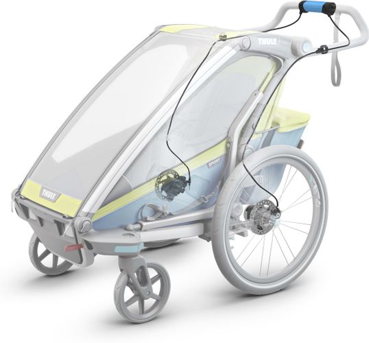 Дитяча коляска Thule Chariot Sport Single (Chartreuse-Mykonos) 670:500 - Фото 12