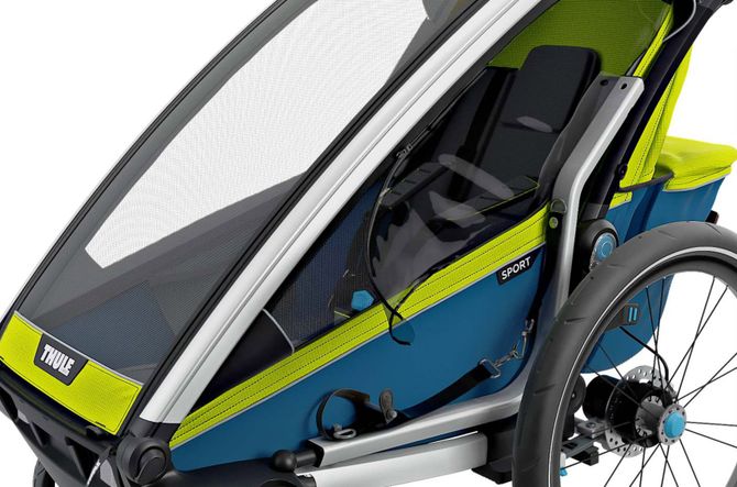 Дитяча коляска Thule Chariot Sport Double (Chartreuse-Mykonos) 10201004 670:500 - Фото 11