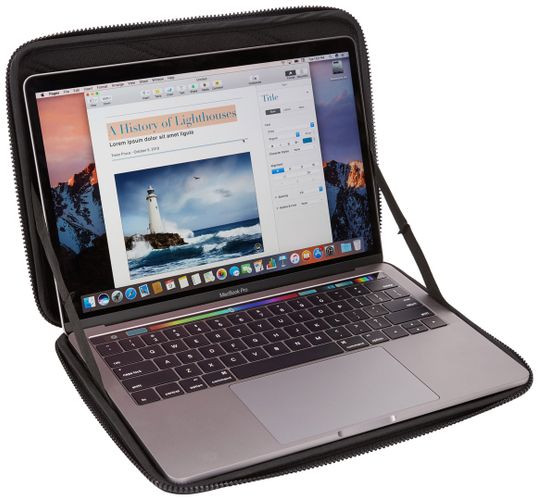 Чохол Thule Gauntlet MacBook Pro Sleeve 13" (Black) 670:500 - Фото 5