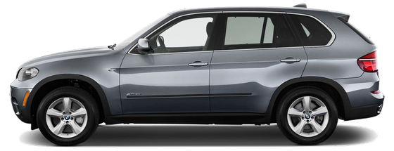 E70 5-doors SUV from 2006 to 2013 raised rails