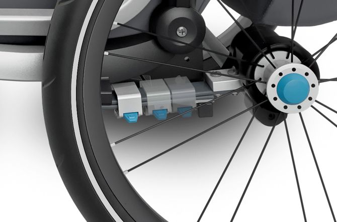 Детская коляска Thule Chariot Cross Double (Blue-Poseidon) 10202003 670:500 - Фото 8