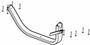 Рама передней панели одинарная 40105299 (Chariot Cross 1, Chariot Sport 1, Chariot Lite 1)