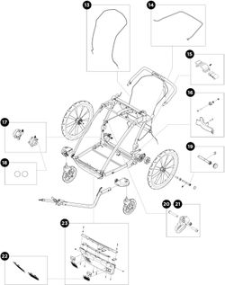 Детская коляска Thule Chariot Sport Double (Black)