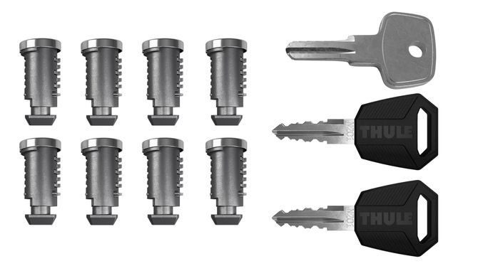 Set of locks (8pcs) Thule One-Key System 4508 670:500 - Фото